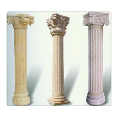 Marble stone roman pillar